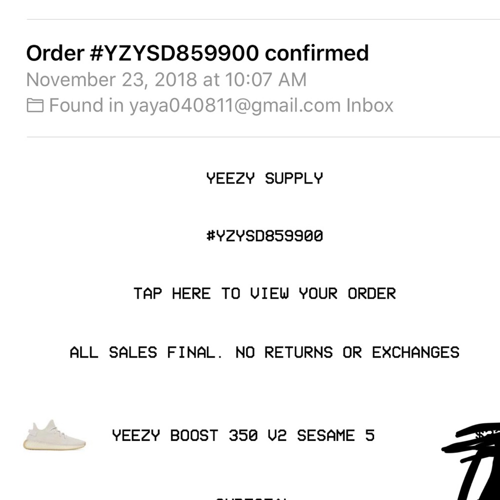 Yeezy 350 SESAME - Picture 6 of 8